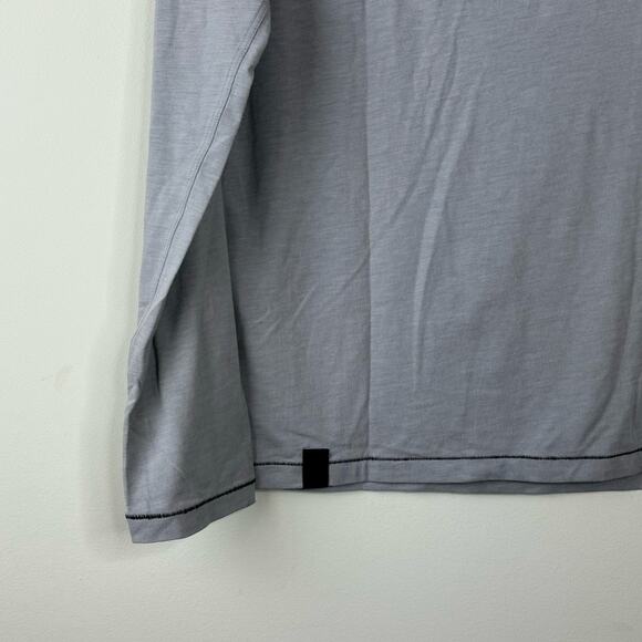Lahgo by Lunya  Gray Restore Long Sleeve Henley Shirt NWT Size 2XL - Picture 6 of 9